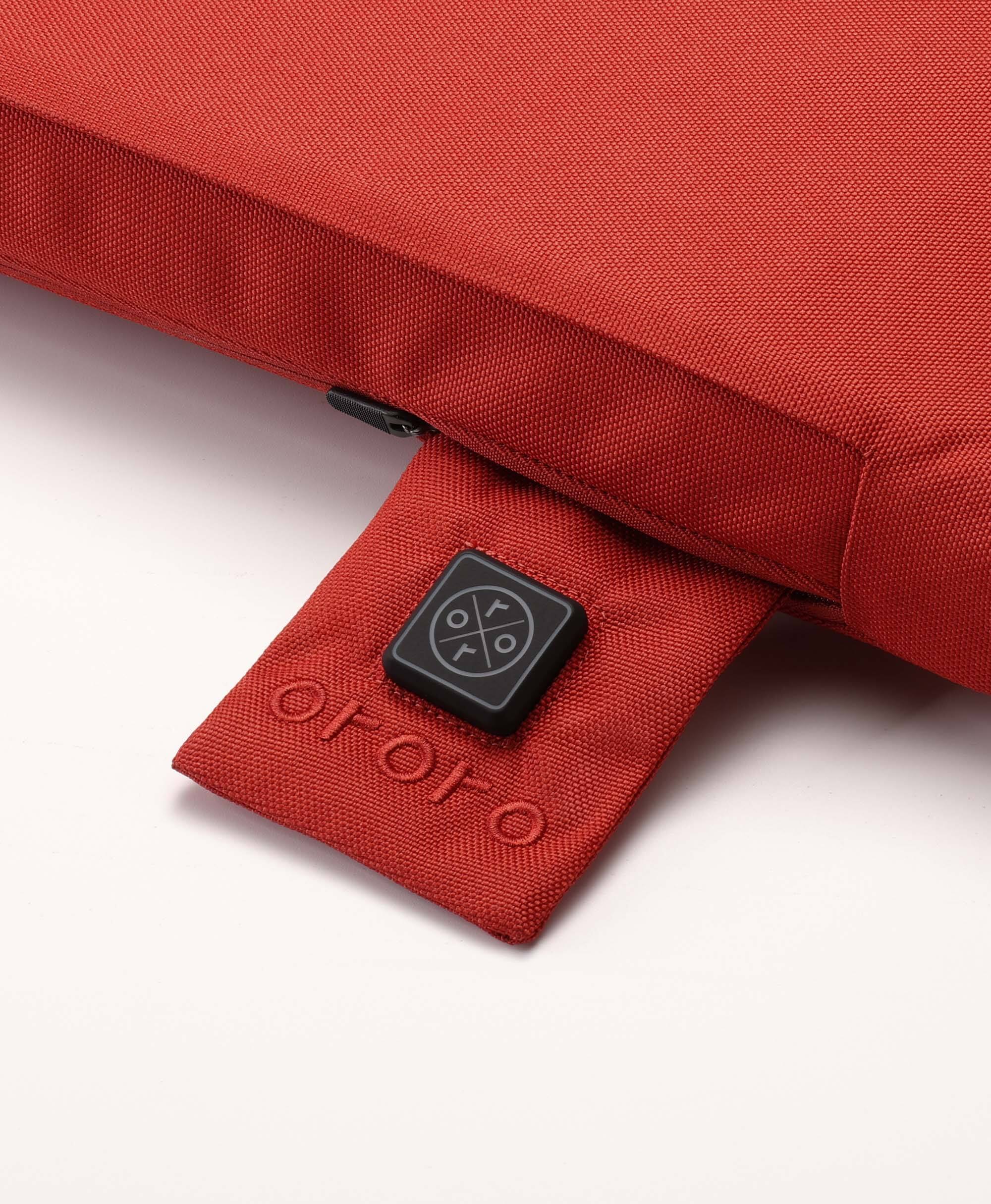 Alt View 2. ororo - Endzone Heated Seat Cushion - Red.