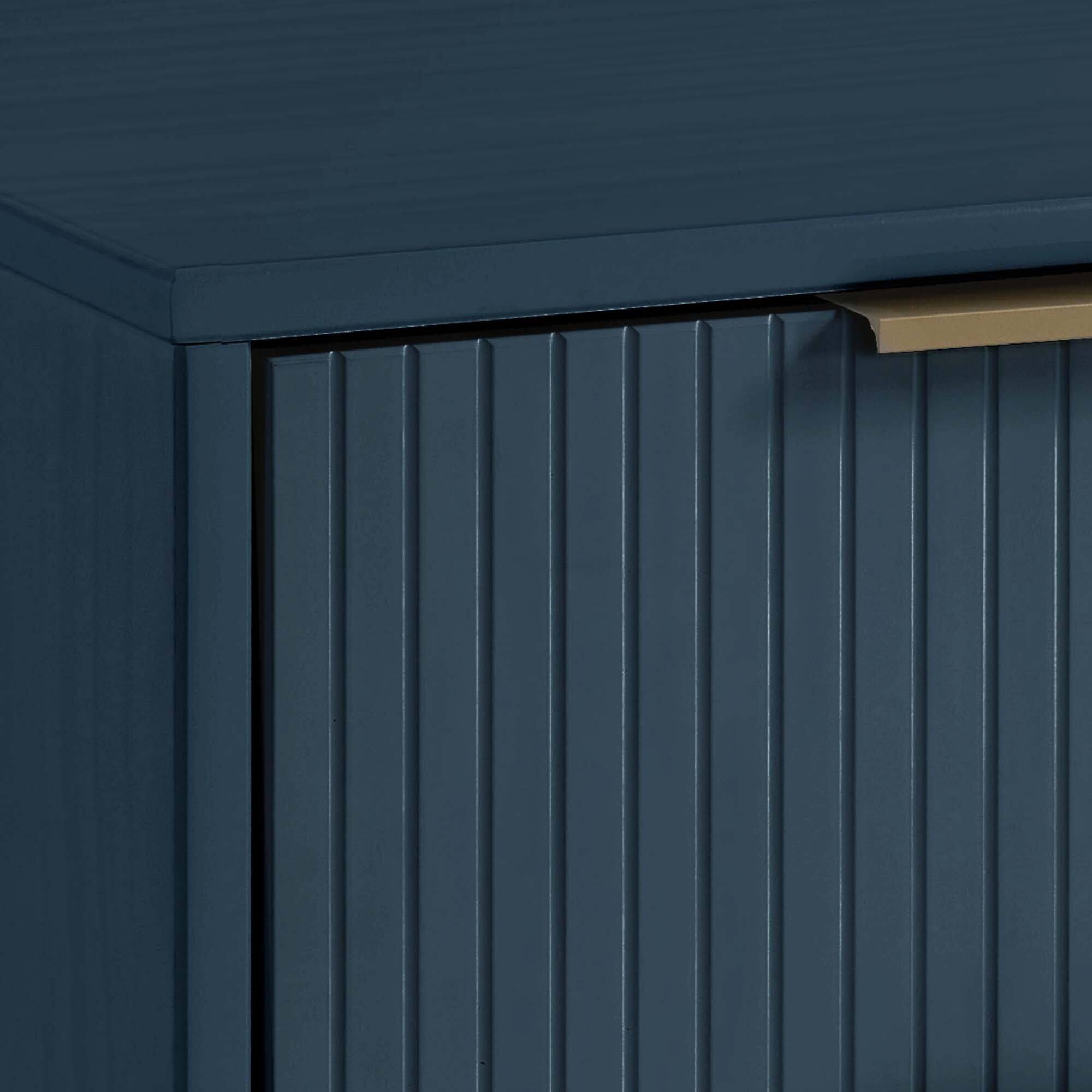 Alt View 2. Manhattan Comfort - Granville Modern 18" Nightstand - Midnight Blue.
