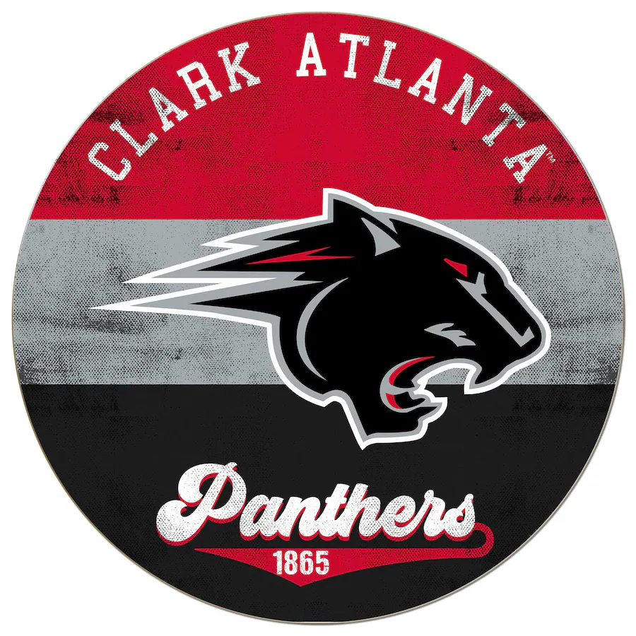 Clarkatl Color Jardine Clark Atlanta University Panthers 20'' x 20'' Retro Logo Circle ...