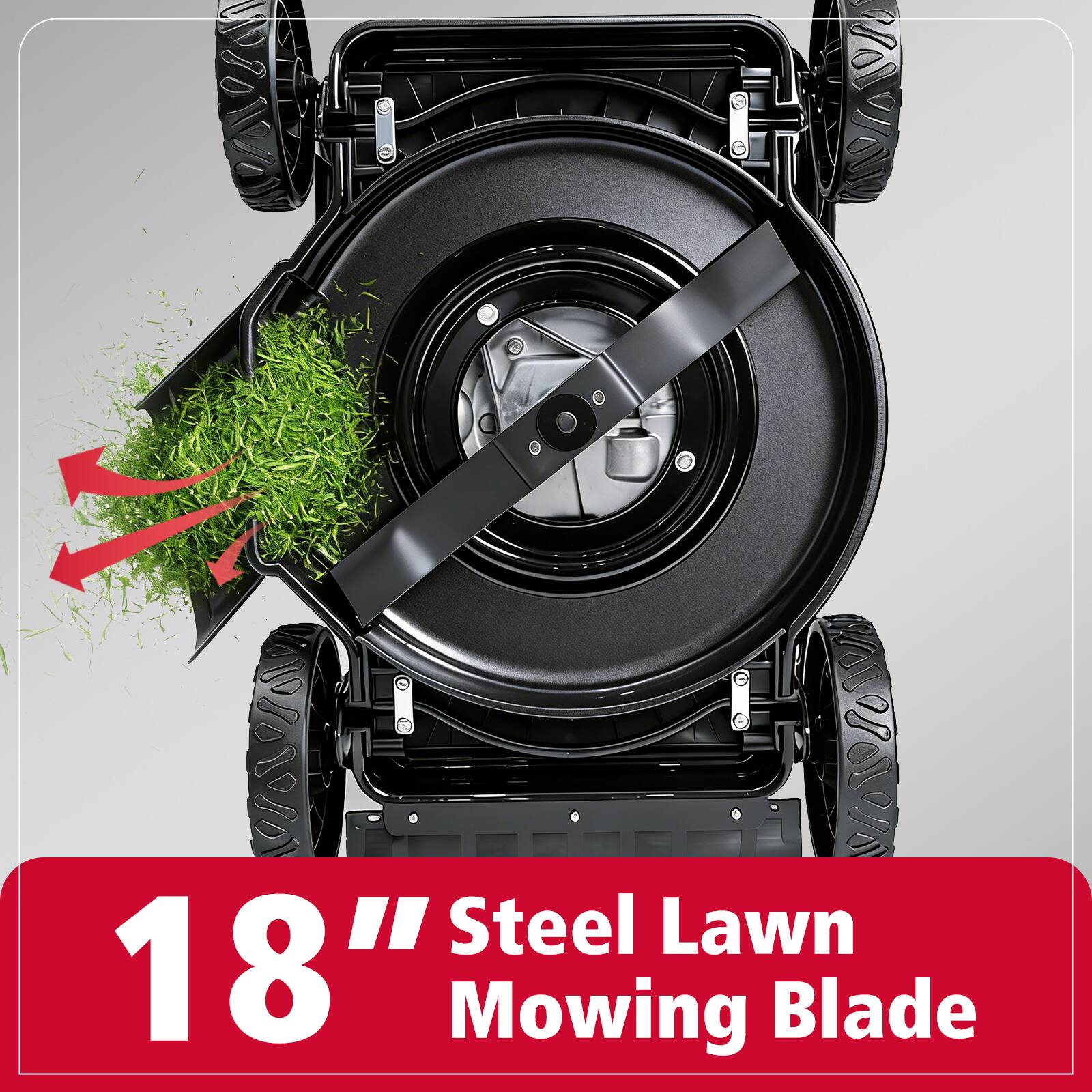 18" Steel Lawn Mowing Blade