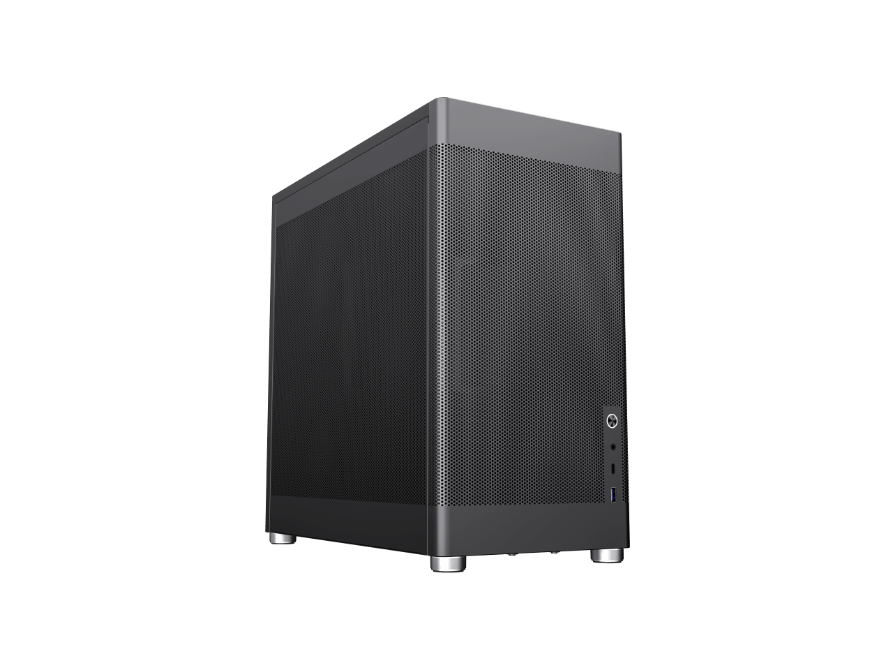 GAMEMAX - MeshBox PRO Black USB3.0 and Type C Mid-Tower ATX Computer Case - Black