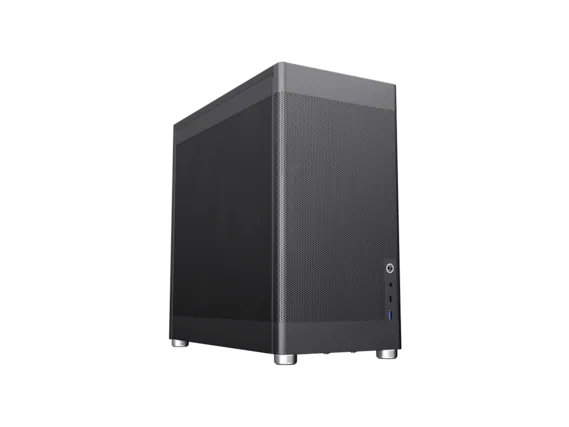 Front. GAMEMAX - GAMEMAX MeshBox PRO Black USB3.0 and Type C Mid-Tower ATX Computer Case - Black.