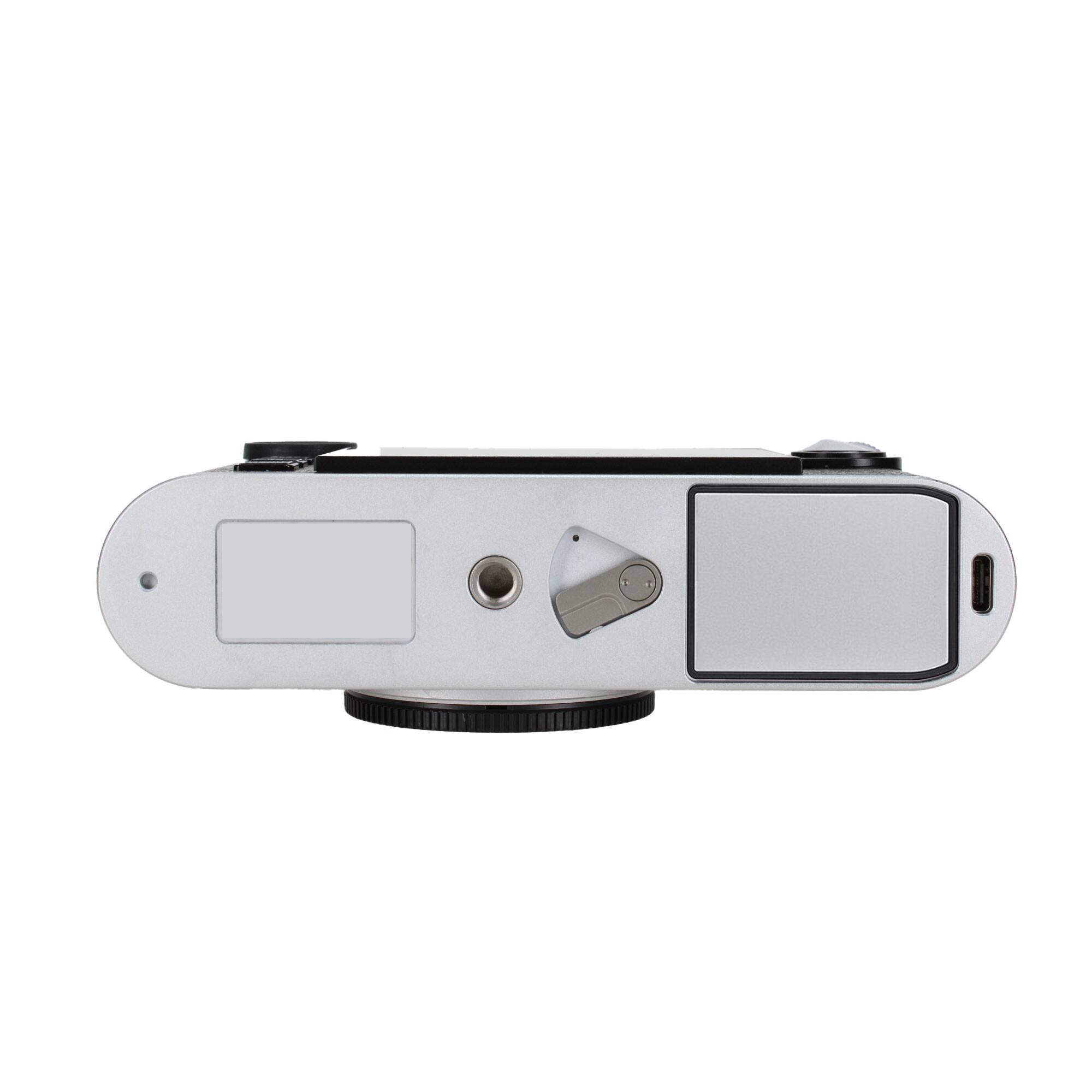 Back. Leica - Leica M11-P Camera with 60MP BSI CMOS Sensor with Triple Resolution Technology and 256GB Internal Memory (Silver) - Silver.