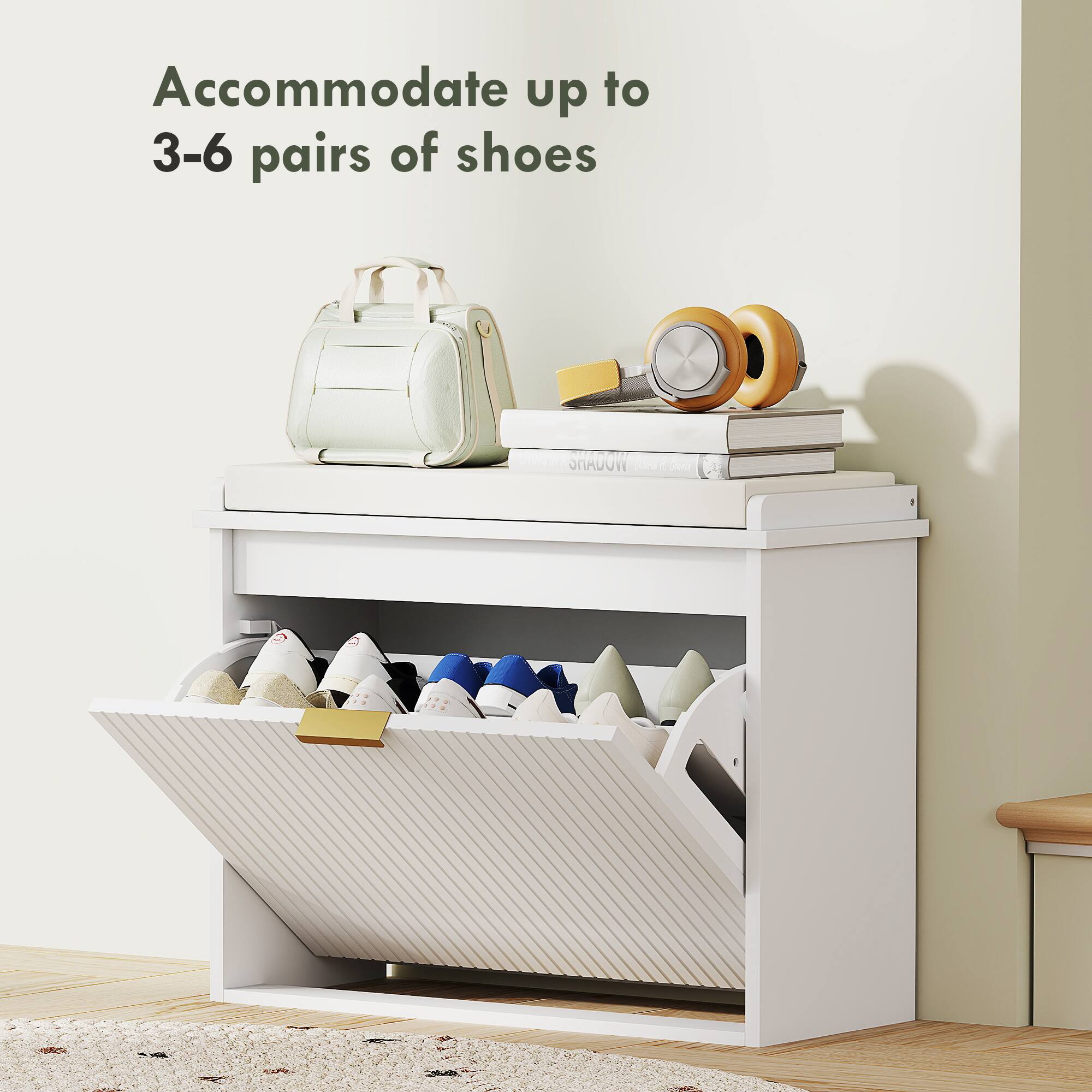 Accommodate up to 3-6 pairs of shoes, SHADOW