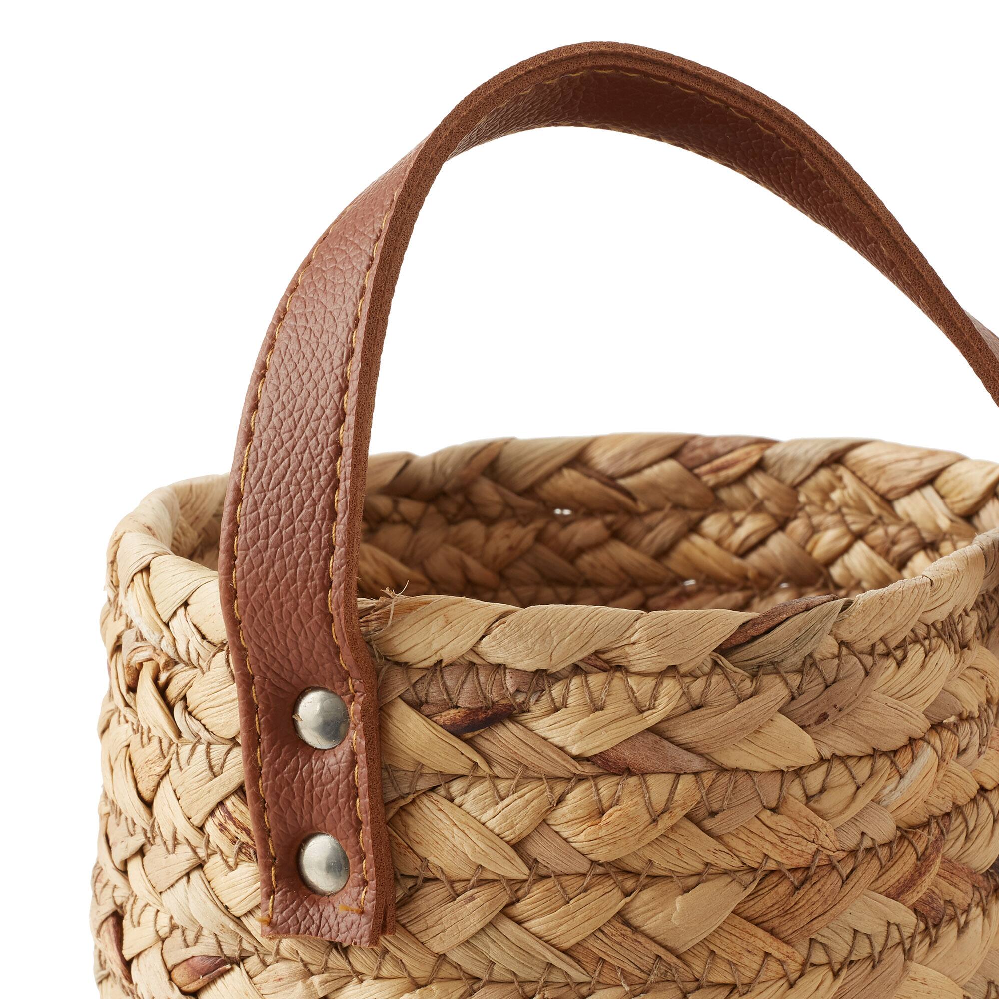 Alt View 6. Casafield - 2pk Wall Hanging Baskets - Natural Hyacinth Plant and Flower Pots - Natural.