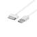 Front. Qixxronics - 3FT USB 30-Pin Charger Cable for iPhone 4 4S 3GS, iPad & iPod Classic 1st 2nd 3rd Generation, iPod Touch 4th - White.