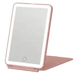 FASCINATE - Rechargeable Travel Makeup Mirror with 72 LEDs - Rose Gold