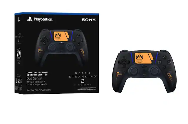 PlayStation
SONY
DEATH STRANDING 2
ON THE BEACH
LIMITED EDITION
EDITION LIMITEE
DualSense
Wireless Controller
Manette de jeu sans fil
For / Pour PS5, PC/Mac, Mobile
DEATH STRANDING 2
ON THE BEACH