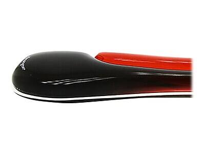 Alt View 3. Kensington - Duo Gel Wrist Rest, Black/Red (62398) - Black.