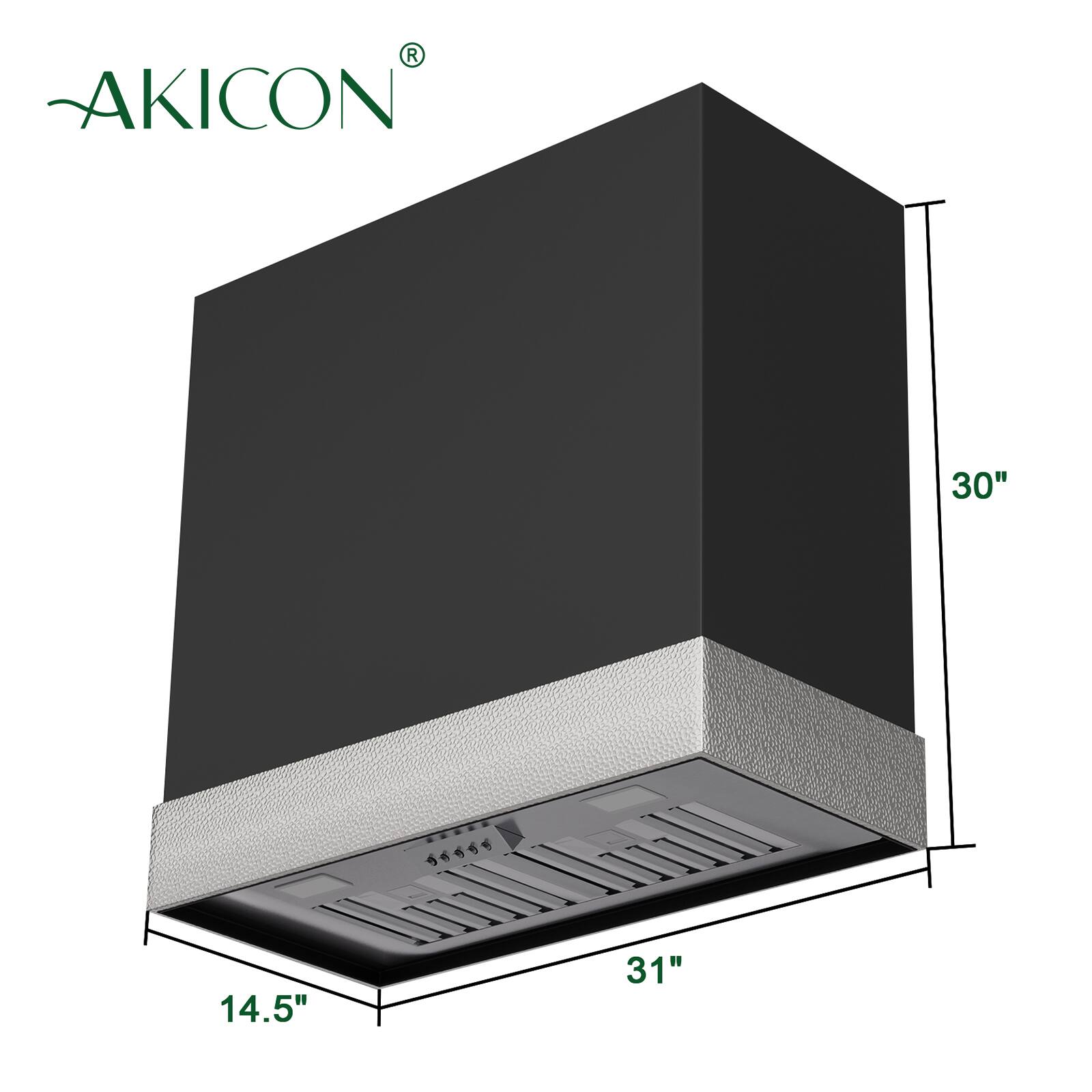 AKICON  
30" x 31" x 14.5"