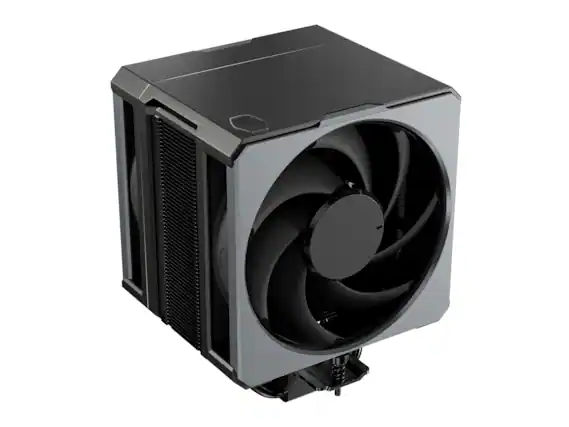 Front. Cooler Master - Cooler Master Hyper 612 APEX - Dual 120mm PWM Fans, 6 Heat Pipes, AMD/Intel Compatible - Black.