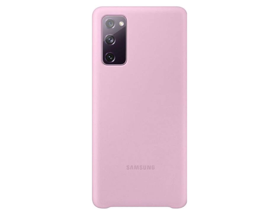 Front. Samsung - Samsung Silicone Cover for Galaxy S20 FE 5G | Color: Violet - Violet.