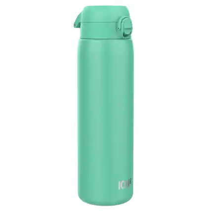 Front. Ion8 - ION8 Single Walled Stainless Steel Water Bottle - 40oz - Teal.