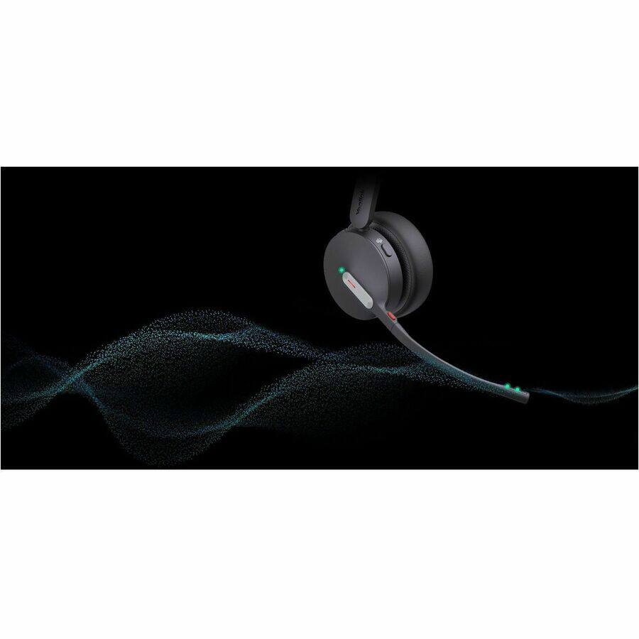 Alt View 1. Yealink - Yealink WH64 Headset - Microsoft Teams Certification - Stereo - Wireless - Bluetooth/DECT - 492.1 ft - 20 Hz to 20 kHz.