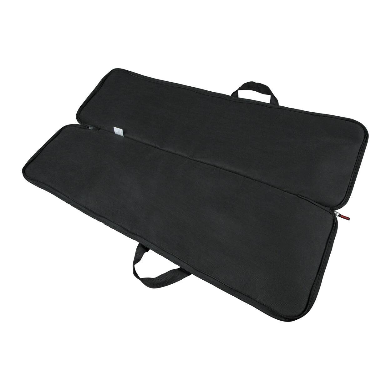 Left. Jackson - Jackson Shoulder Carrying Black Polyester Travel Friendly Standard Gig Bag with Jackson Logo (Black).