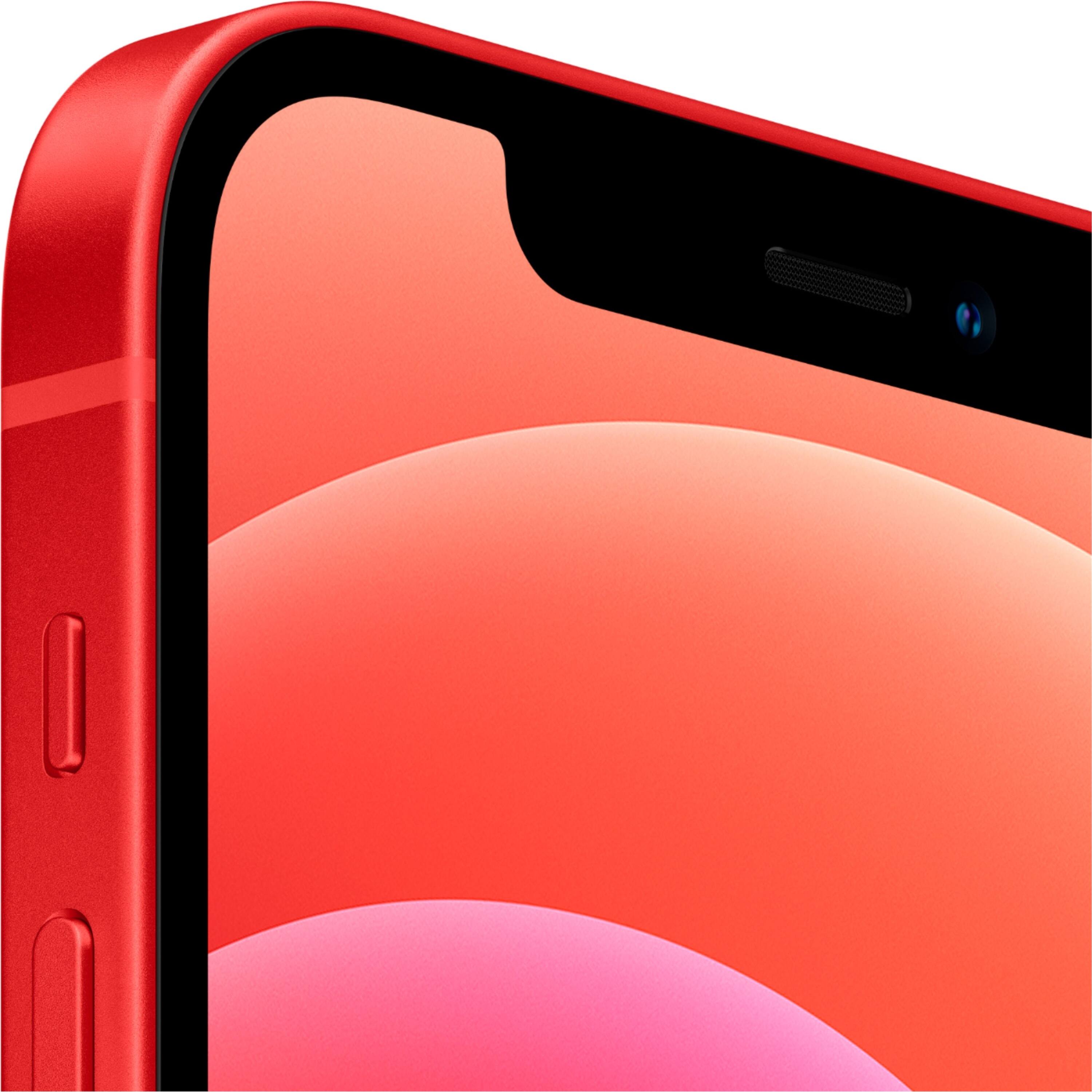 Left. Apple - iPhone 14 128GB 6.1" 5G Fully Unlocked - Red.