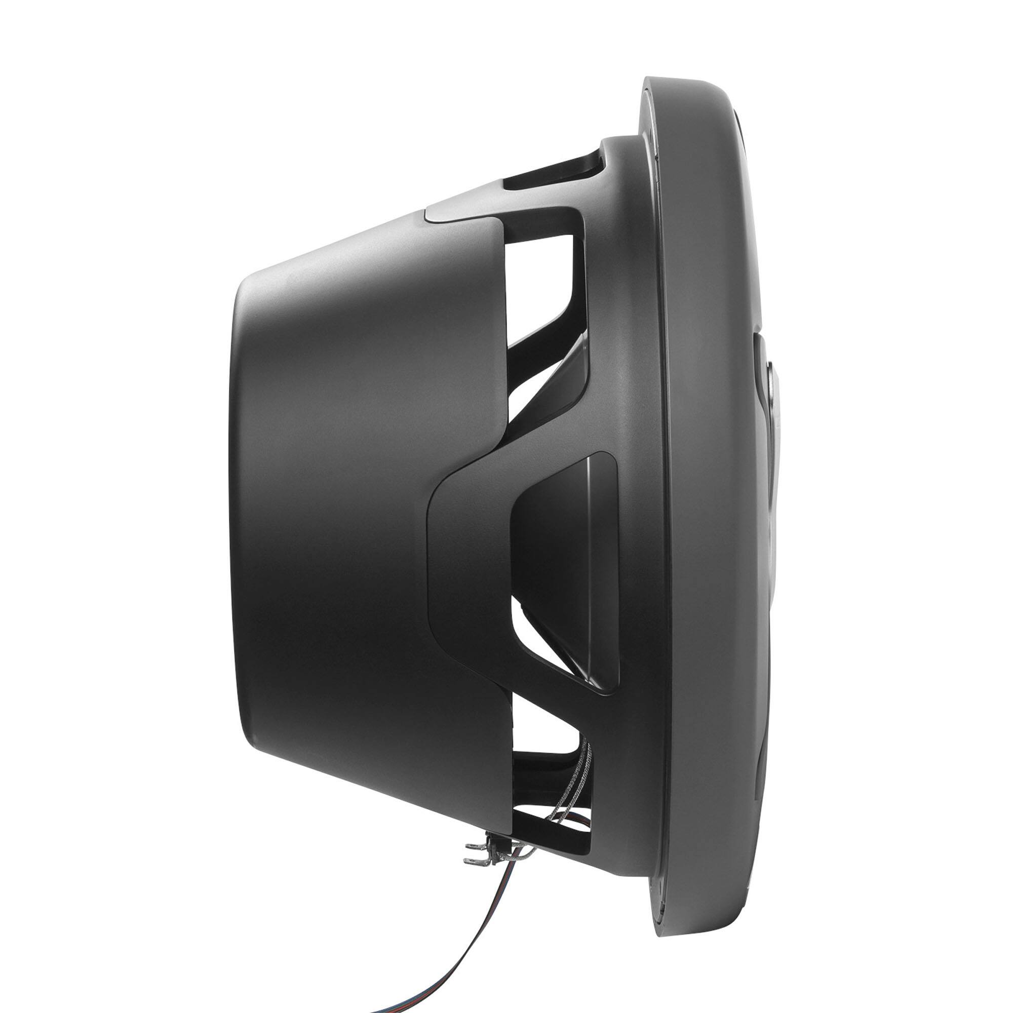 Alt View 5. JBL - JBL CLUB12 12" (304mm) marine audio subwoofer with RGB lighting   400W – white/Gray grills included - Black.