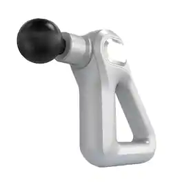 Cluzine - 24W High Power Massage Gun 12 Speed 8 Heads Multi-Color Home Recovery Massager - Silver