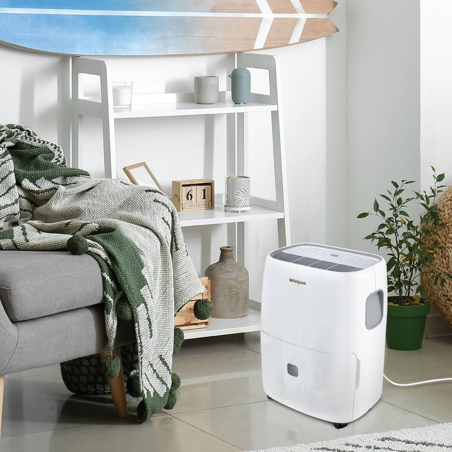 Whirlpool Energy Star 30Pint Dehumidifier White WHAD301DW Best Buy