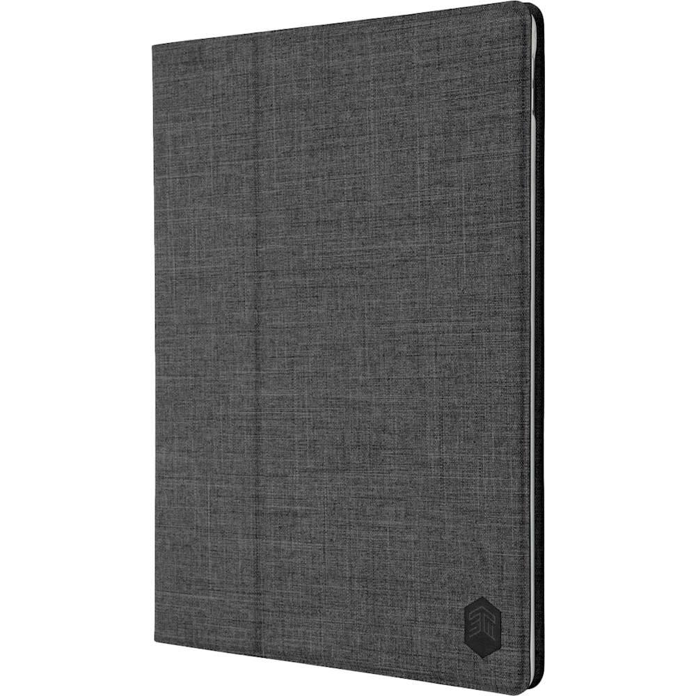 Left. STM - Atlas Folio Case for Apple iPad Pro 12.9" - Charcoal.