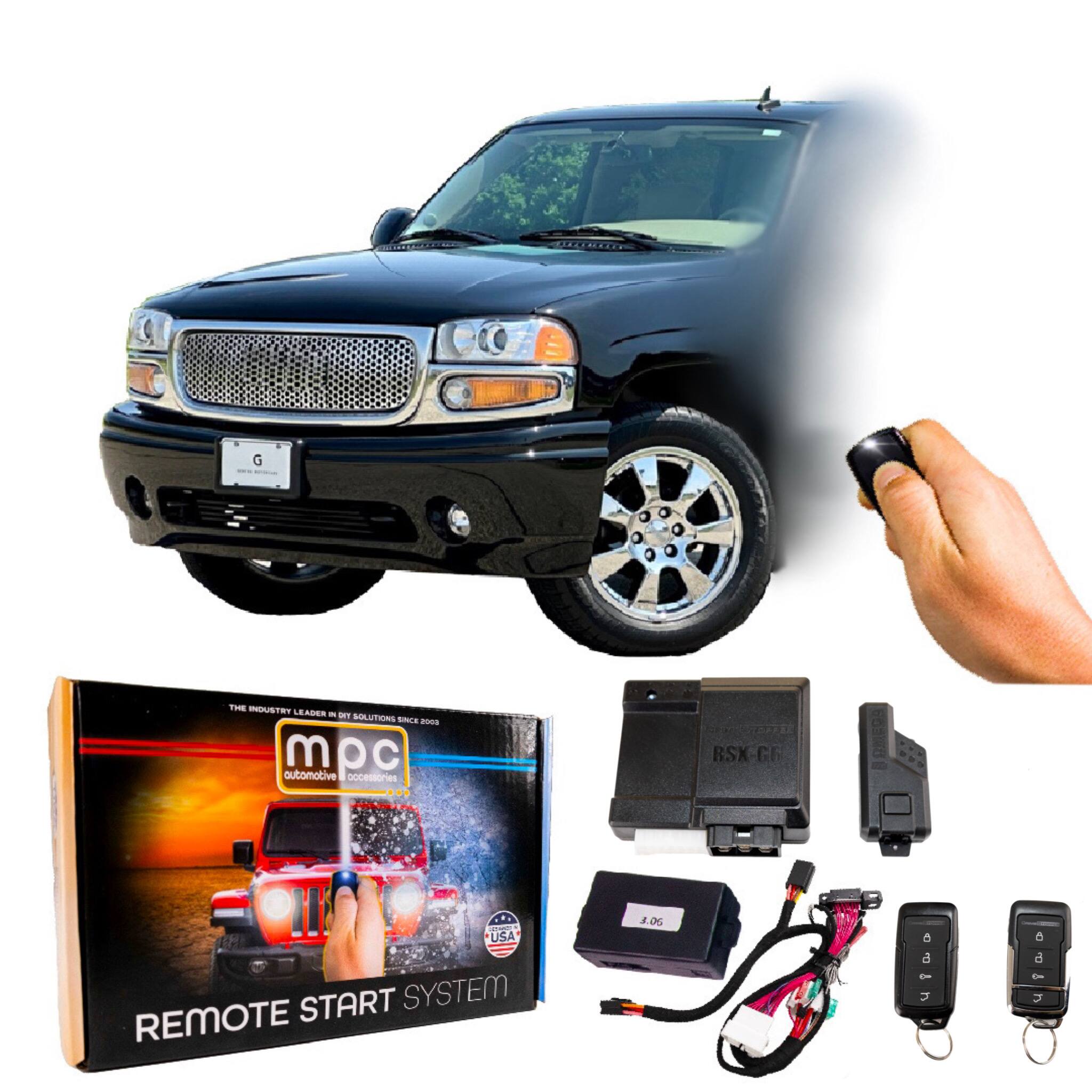 G  
INDUSTRY LEADER IN SOLUTIONS SINCE 2003  
mpc automotive accessories  
USA  
REMOTE START SYSTEM  

RSX-GF