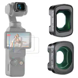 Neewer - Pocket 3 Wide & Macro Kit + Screen Protectors