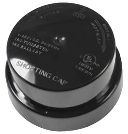 HQRP - Photocell Shorting Cap Twist Lock 0-480V 15A IP65 Outdoor Light Sensor Plug UL