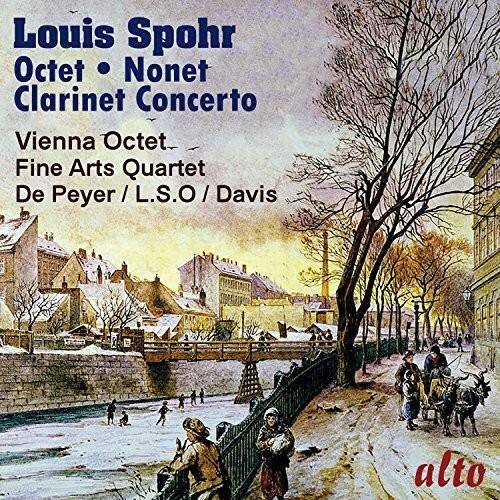 Louis Spohr  
Octet • Nonet  
Clarinet Concerto  

Vienna Octet  
Fine Arts Quartet  
De Peyer / L.S.O / Davis  

alto