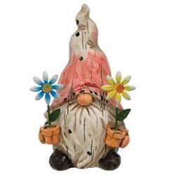 Back. BreeBe - Resin Garden Gnome 3 Asstd. - Multicolor.