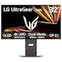 LG - UltraGear 32" OLED Dual Mode (4K UHD 240Hz, FHD 480Hz) 0.03ms G-SYNC Compatible, AMD FreeSync Premium Pro Gaming Monitor - Black