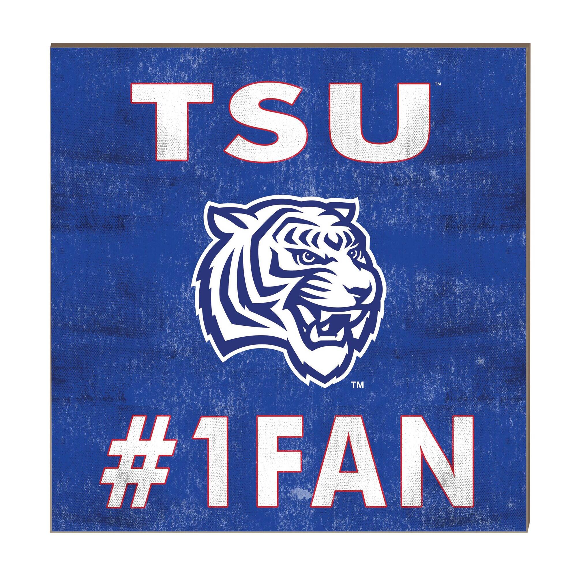Tennessee State Tigers 10" x 10" #1 Fan Plaque