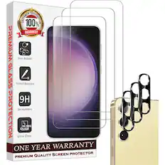 CUSTOMER 100% SATISFACTION GUARANTEE PREMIUM Zero Bubble GLASS Scratch Resistant 9H 9H Hardness PROTECTION ONE Ultra Crystal 99.99% Clear YEAR SCREEN WARRANTY PROTECTOR PREMIUM QUALITY