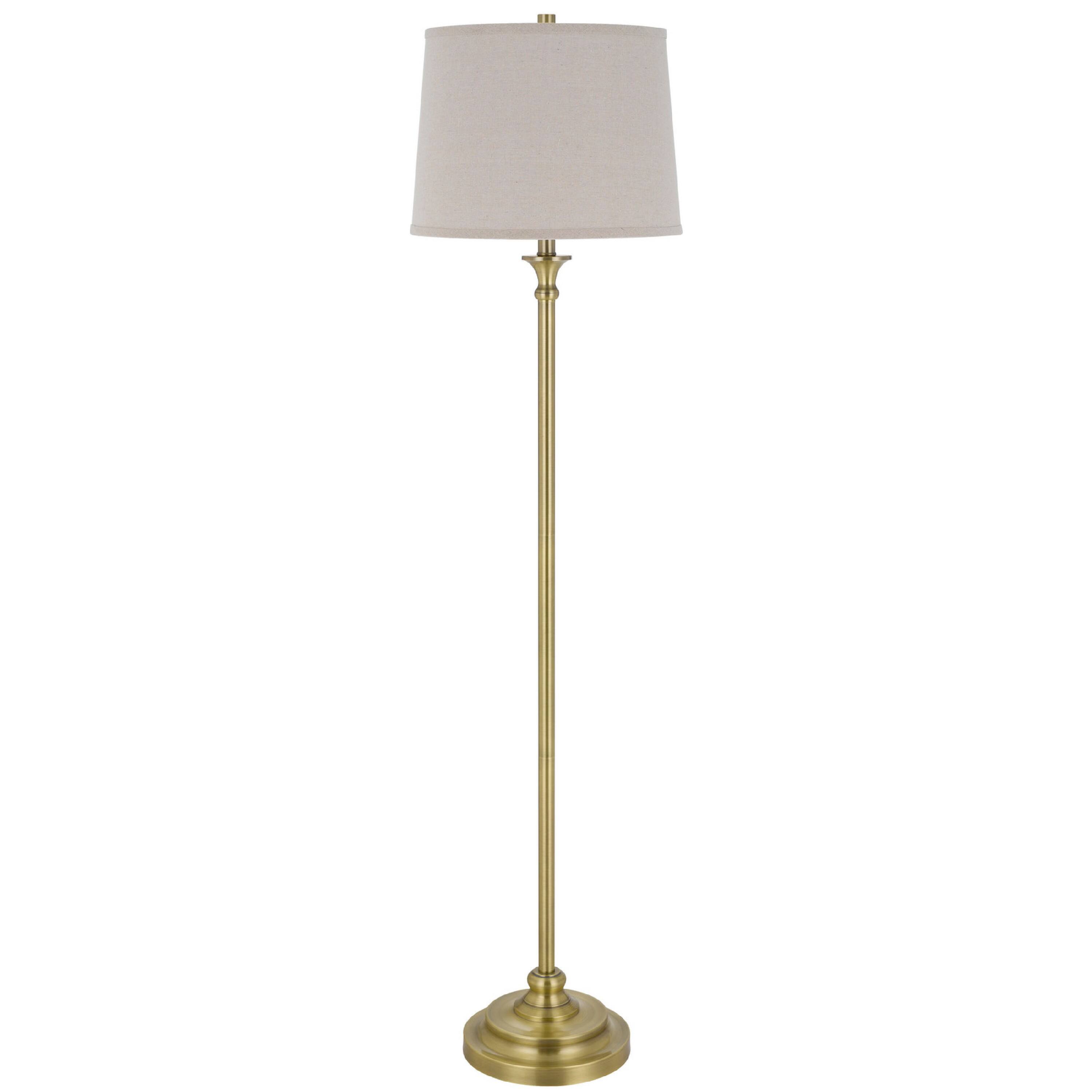 Front. Manhattan Lane - Floor Lamp with Hardback Linen Shade, 61 Inch.
