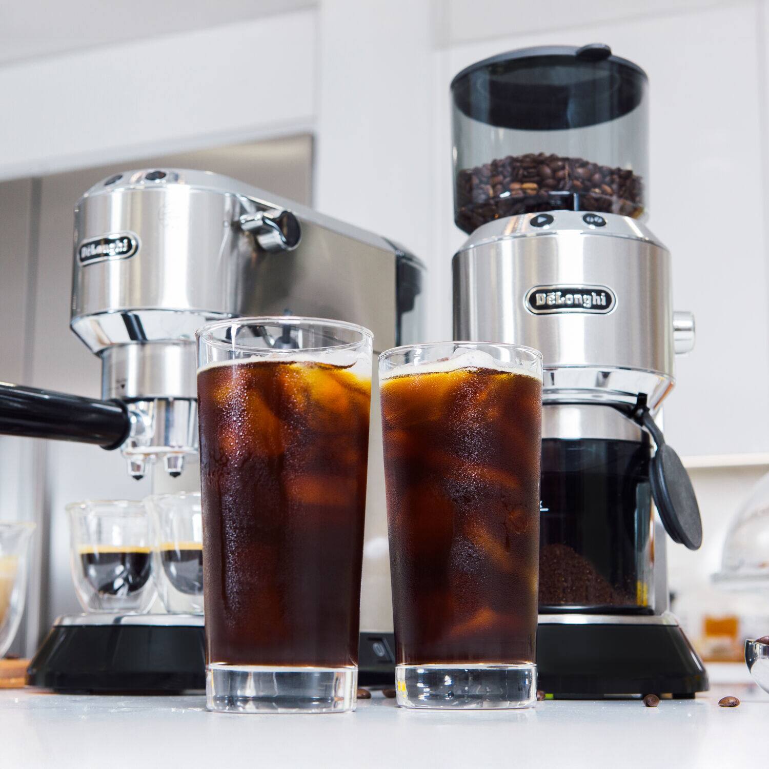 Alt View 4. De'Longhi - Dedica 14-Cup Coffee Grinder - Stainless Steel.