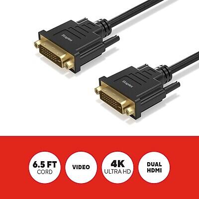 Staples Staples 6.5 FT CORD VIDEO 4K ULTRA HD DUAL HDMI