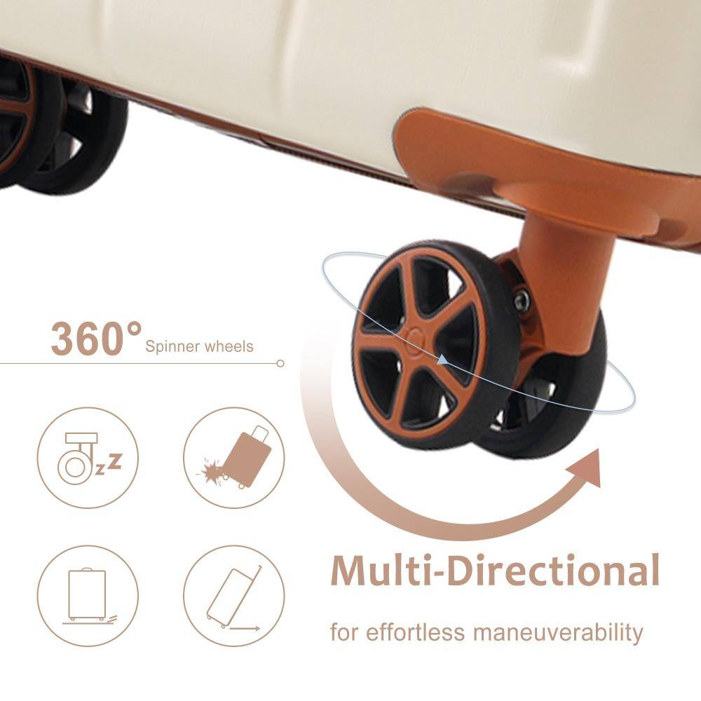 360° Spinner wheels

Multi-Directional for effortless maneuverability