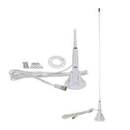 Tram - 1650-hc Marine Cb 3-foot Fiberglass Antenna With Rg58 Cable And Pl-259 Connector - White