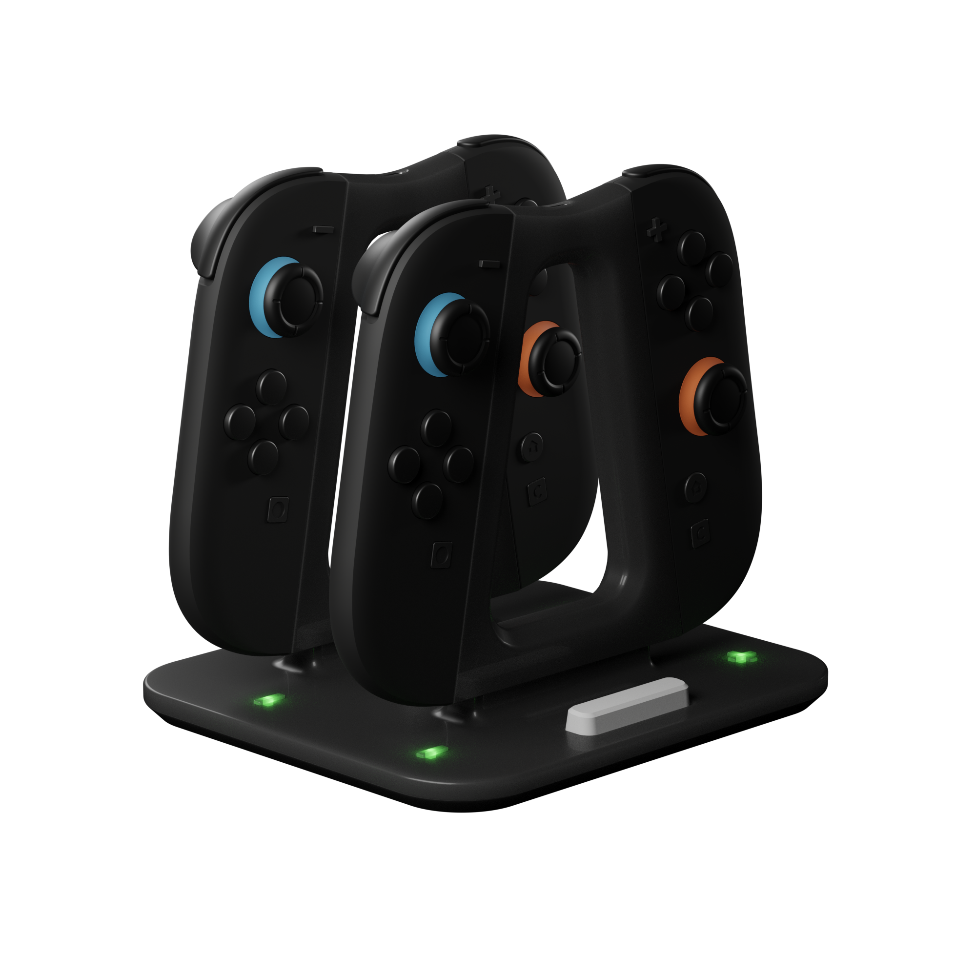 Genki Dual Wield Charging Station and Grips for the Nintendo