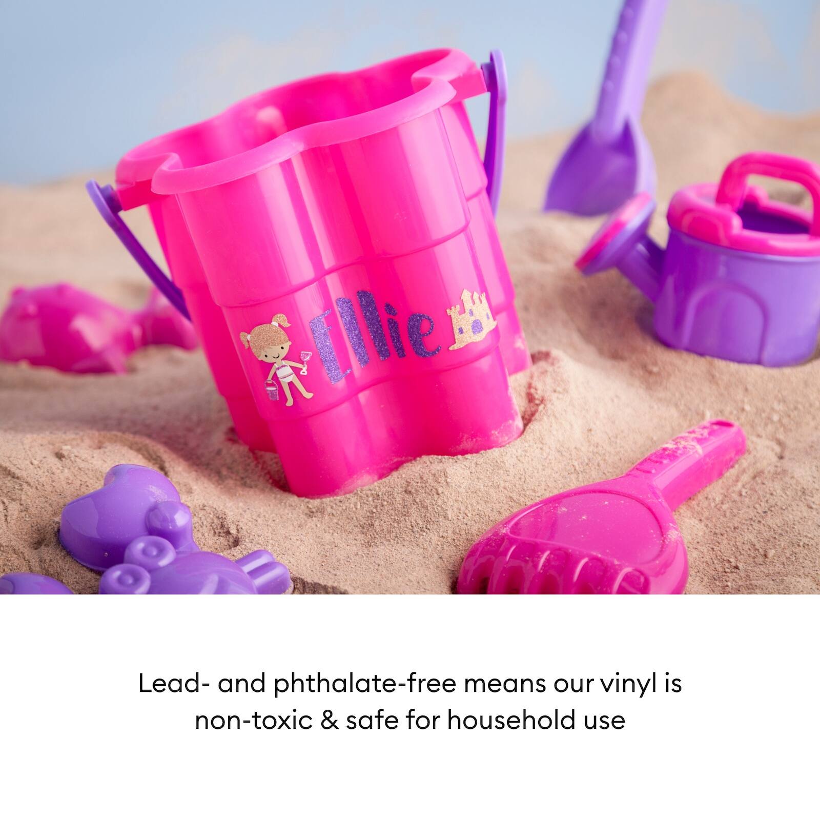Lead- and phthalate-free means our vinyl is non-toxic & safe for household use