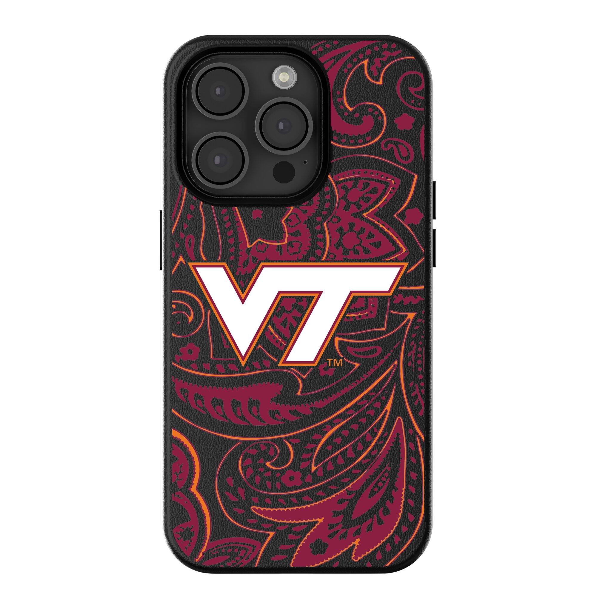 Keyscaper - NCAA - Virginia Tech Hokies Paisley iPhone Magnetic Bump Case - 16 Pro - Black price history on PriceWatchPro