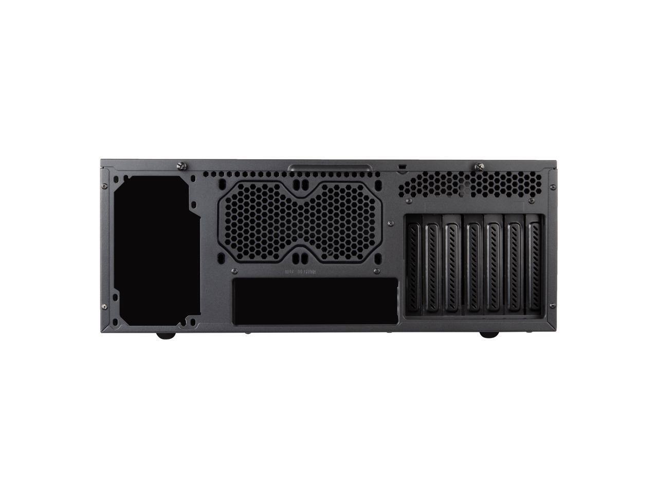 Alt View 2. SilverStone - Silverstone GD11 Ideal compact HTPC case with 240mm radiator support - Silver.