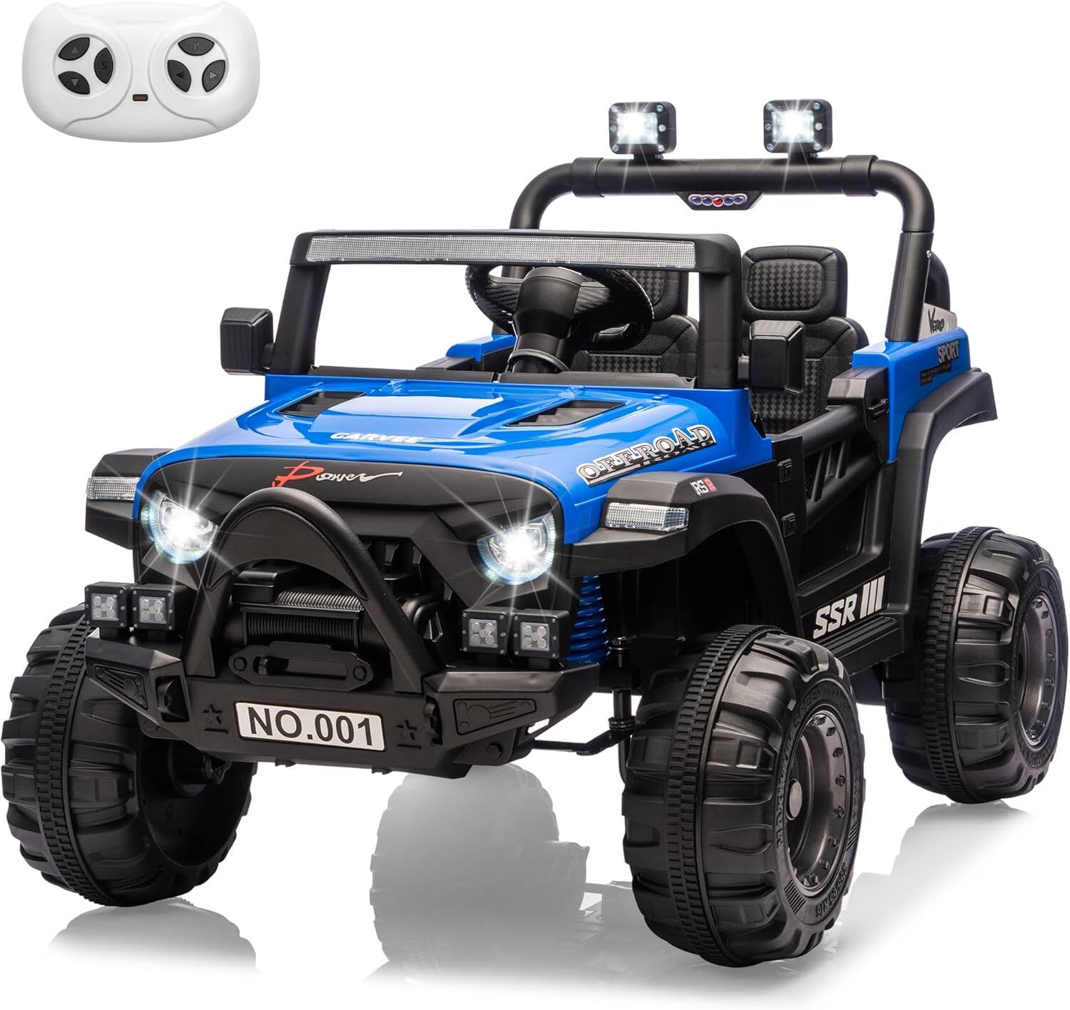 Electrodes Masters - Kids Ride On Truck Car, 12V Ride On Toy Battery Powered Vehicles w/Parent Remote, Spring Suspension price history on PriceWatchPro