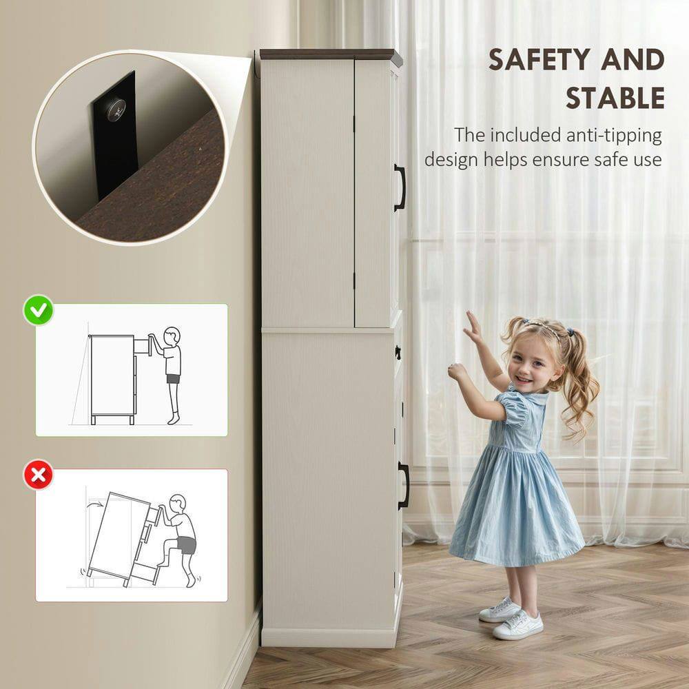 SAFETY AND STABLE

The included anti-tipping design helps ensure safe use