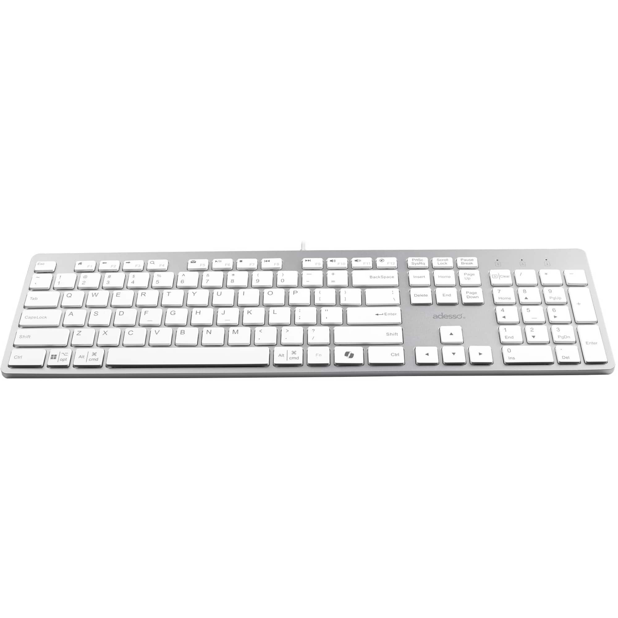 Customer Reviews Adesso Adessomulti Os Scissor Switch Desktop Keyboard With Copilot Ai Hotkey