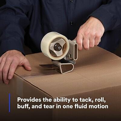 Provides the ability to tack, roll, buff, and tear in one fluid motion