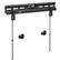 Front. Mount-It! - No Stud TV Wall Mount for 37″ – 85″ TVs Slim Low-Profile Drywall Mount – Up to 110 lbs Support, Black - Black.