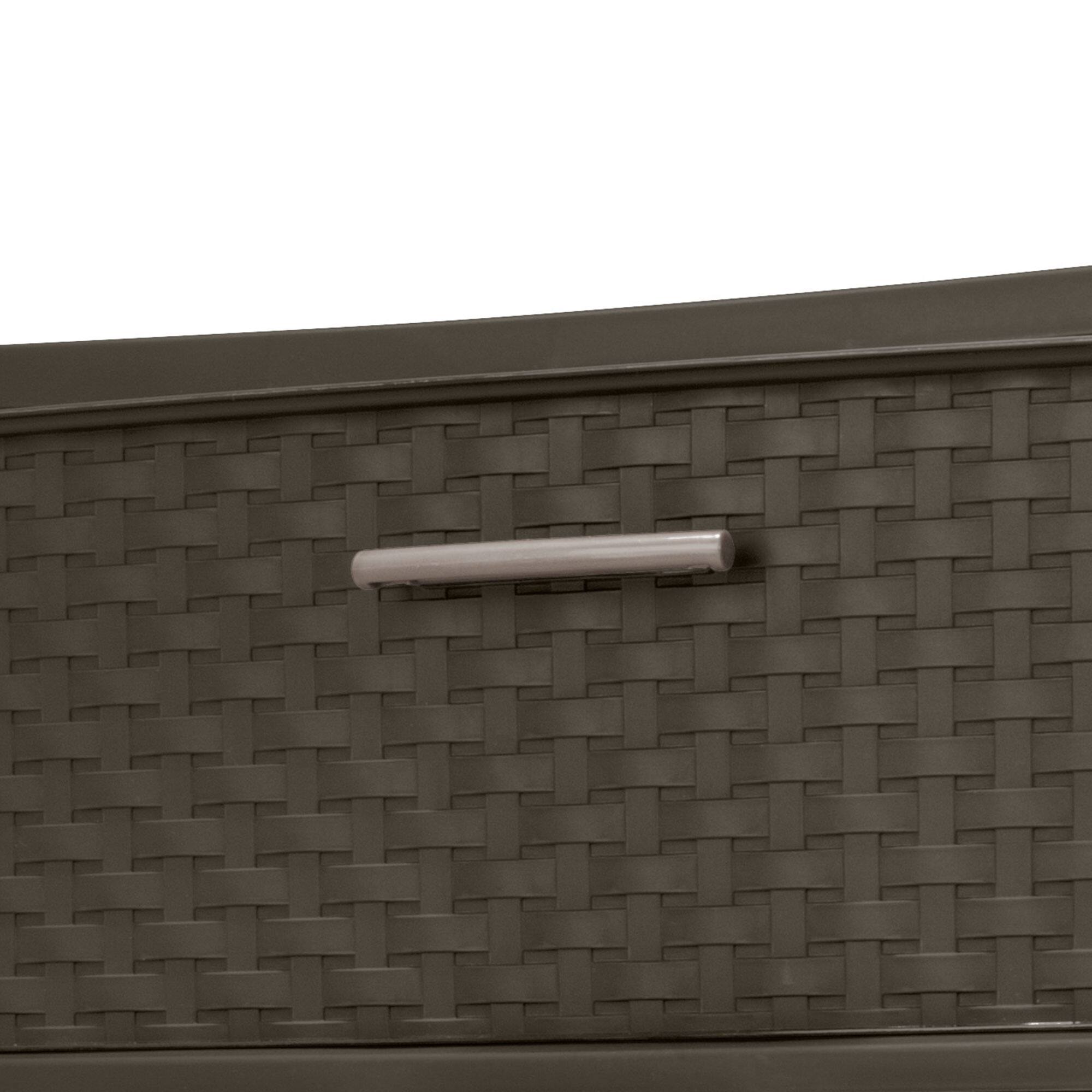 Alt View 5. Sterilite - Sterilite 3 Drawer Wide Weave Storage Tower Plastic Organizer Drawers (2 Pack).