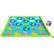 Front Zoom. Banzai - 64 Inch Playmat & Twist 'N Turn Challenge Sprinkler Game - Outdoor Toy.