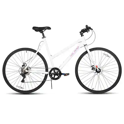 HILAND Velo 700C Hybrid Bike City Bicycle for Men Women M Size White Velo - Best Buy HILAND Velo 700C Hybrid Bike City Bicycle for Men Women M Size White Velo - Best Buy