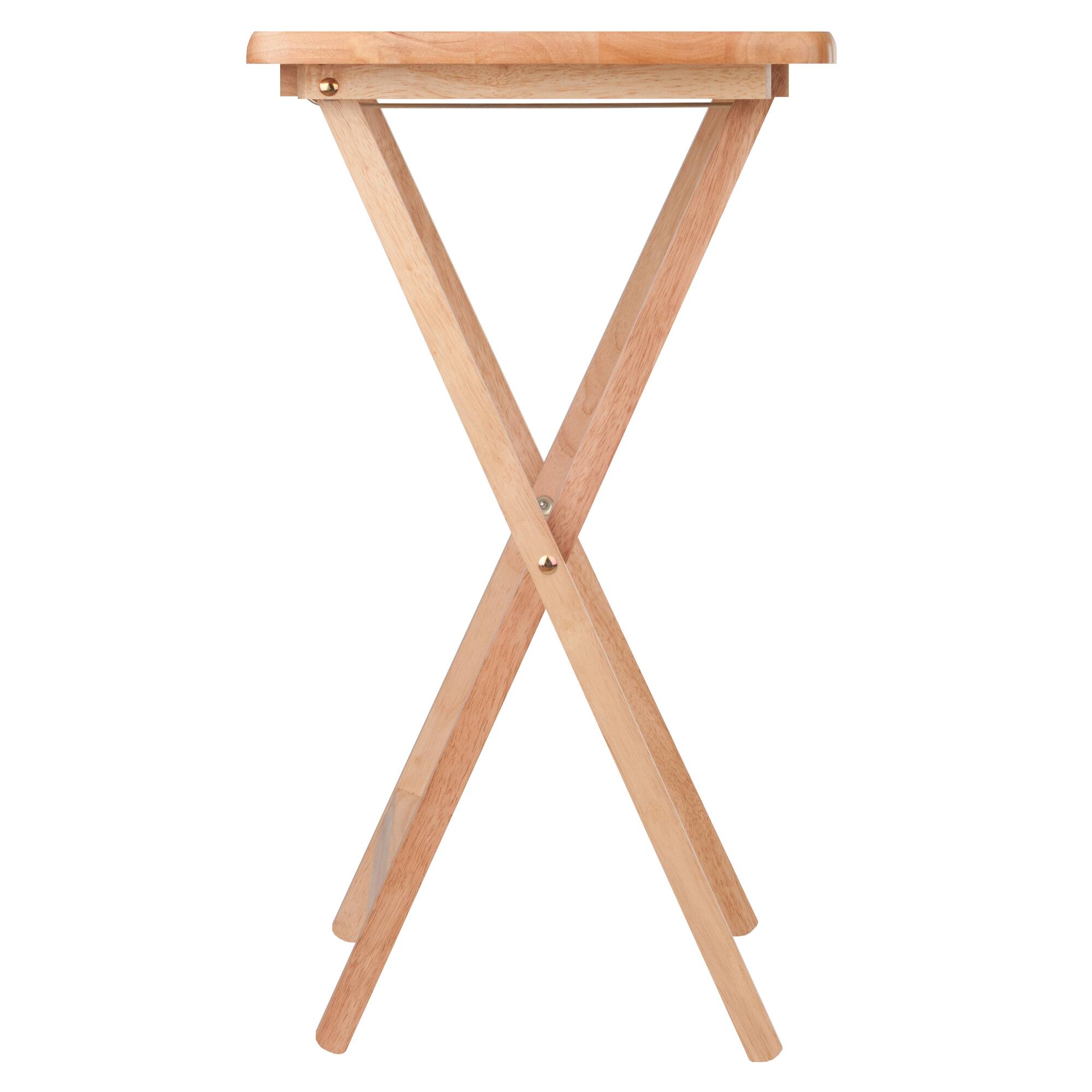 Alt View 3. Winsome Wood - Alex 2-Pc Snack Tables - Natural.